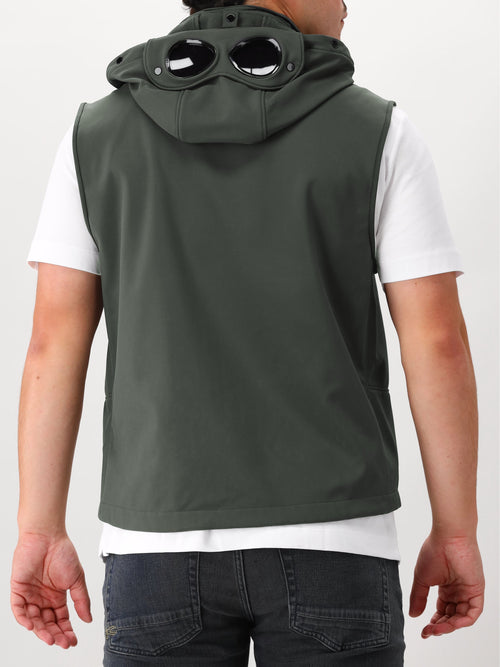 C.P. Company Bodywarmer Grijs Vest Shell-R