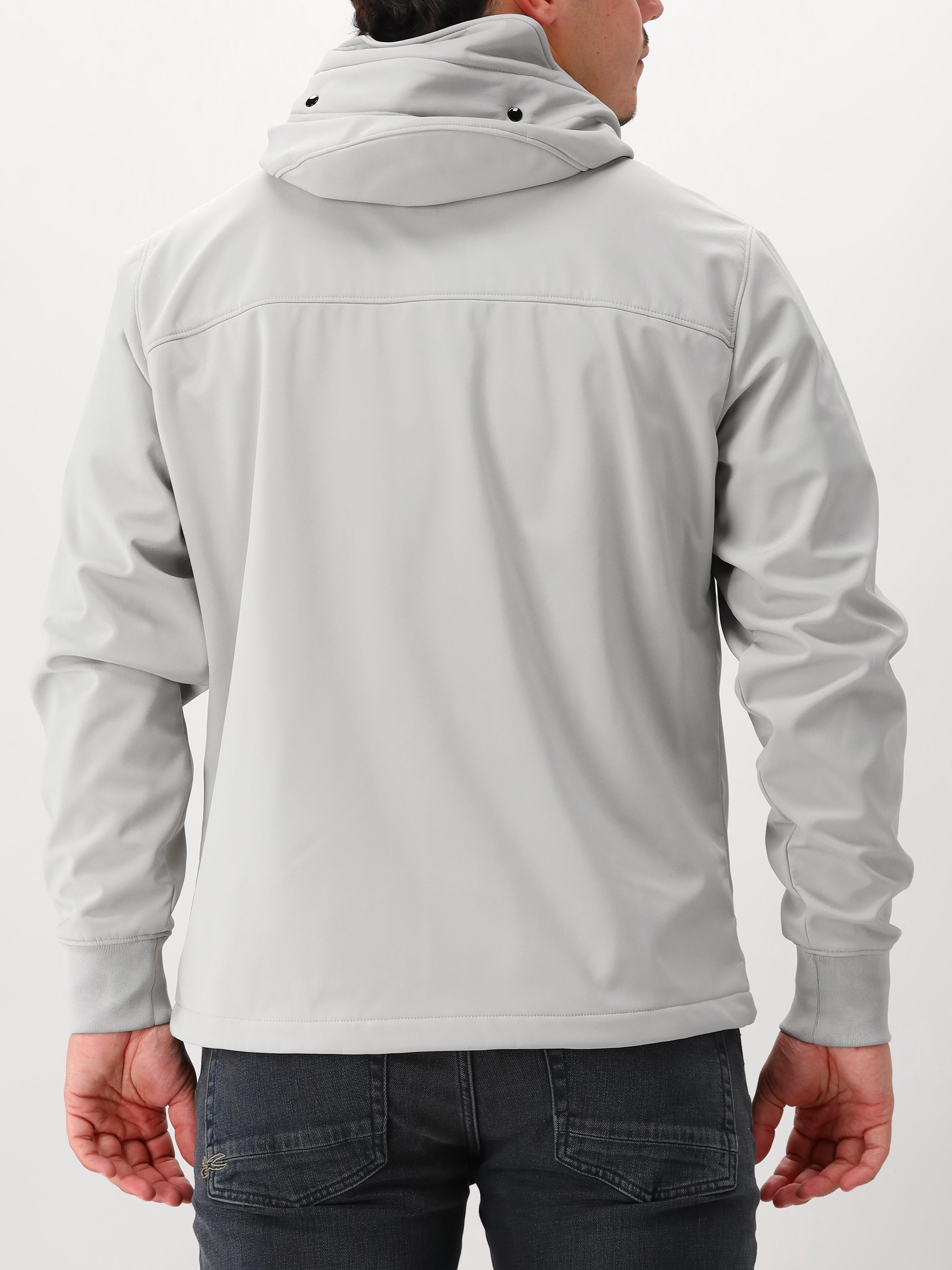 C.P. Company Jas Grijs Medium Jacket Shell-R Softshell