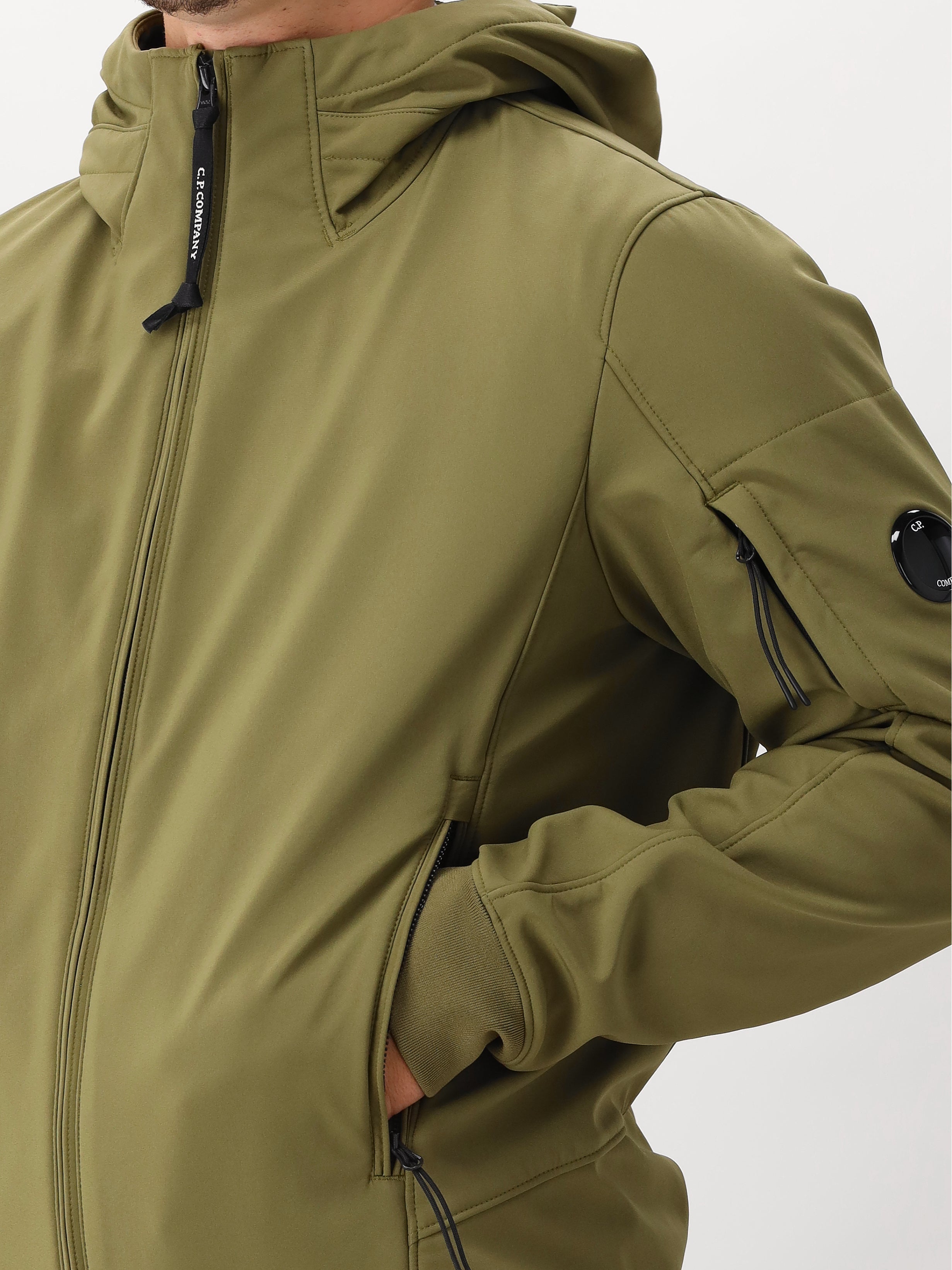 C.P. Company Jas Groen Medium Jacket Shell-R Softshell