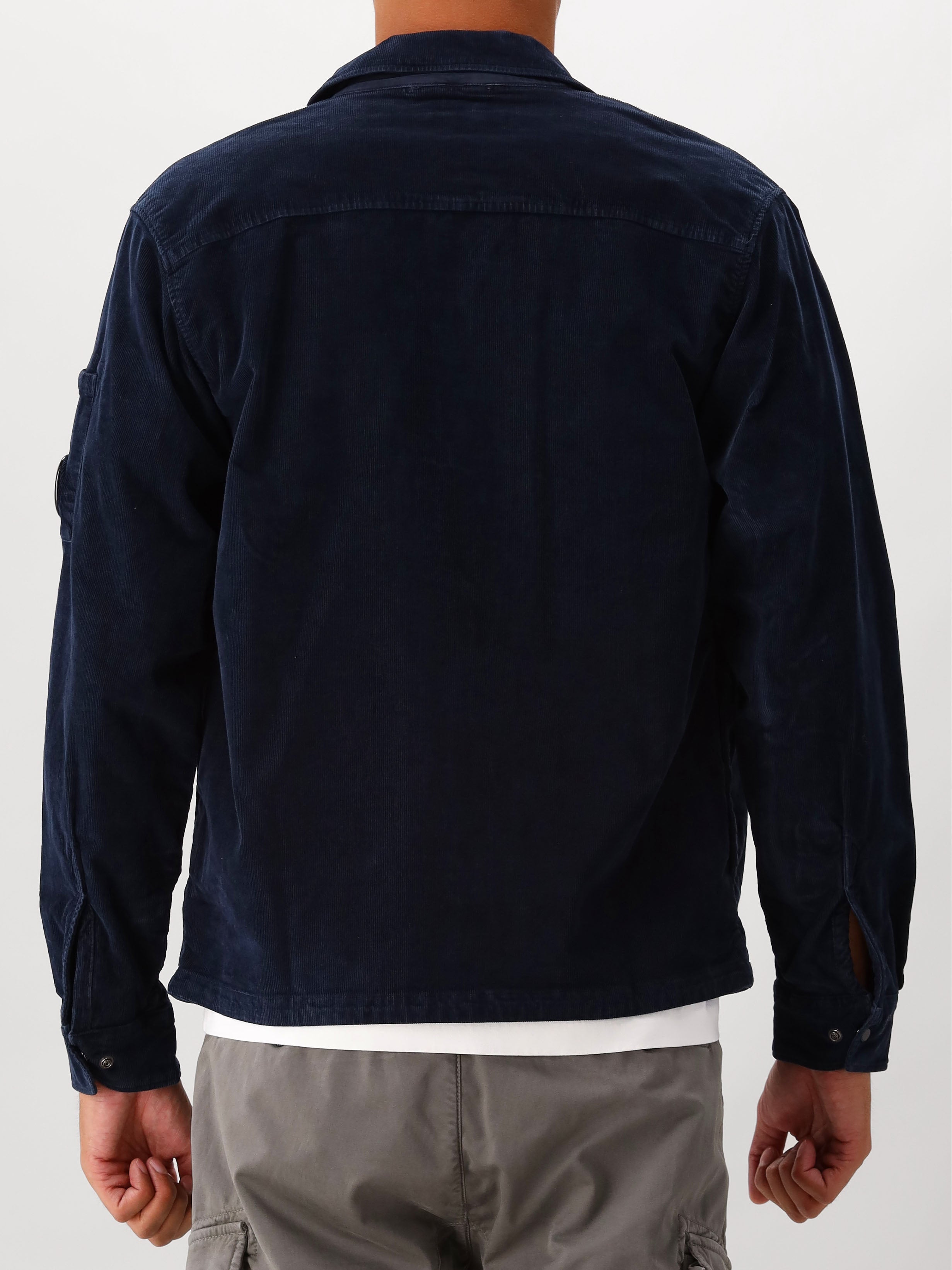C.P. Company Overshirt Blauw Corduroy