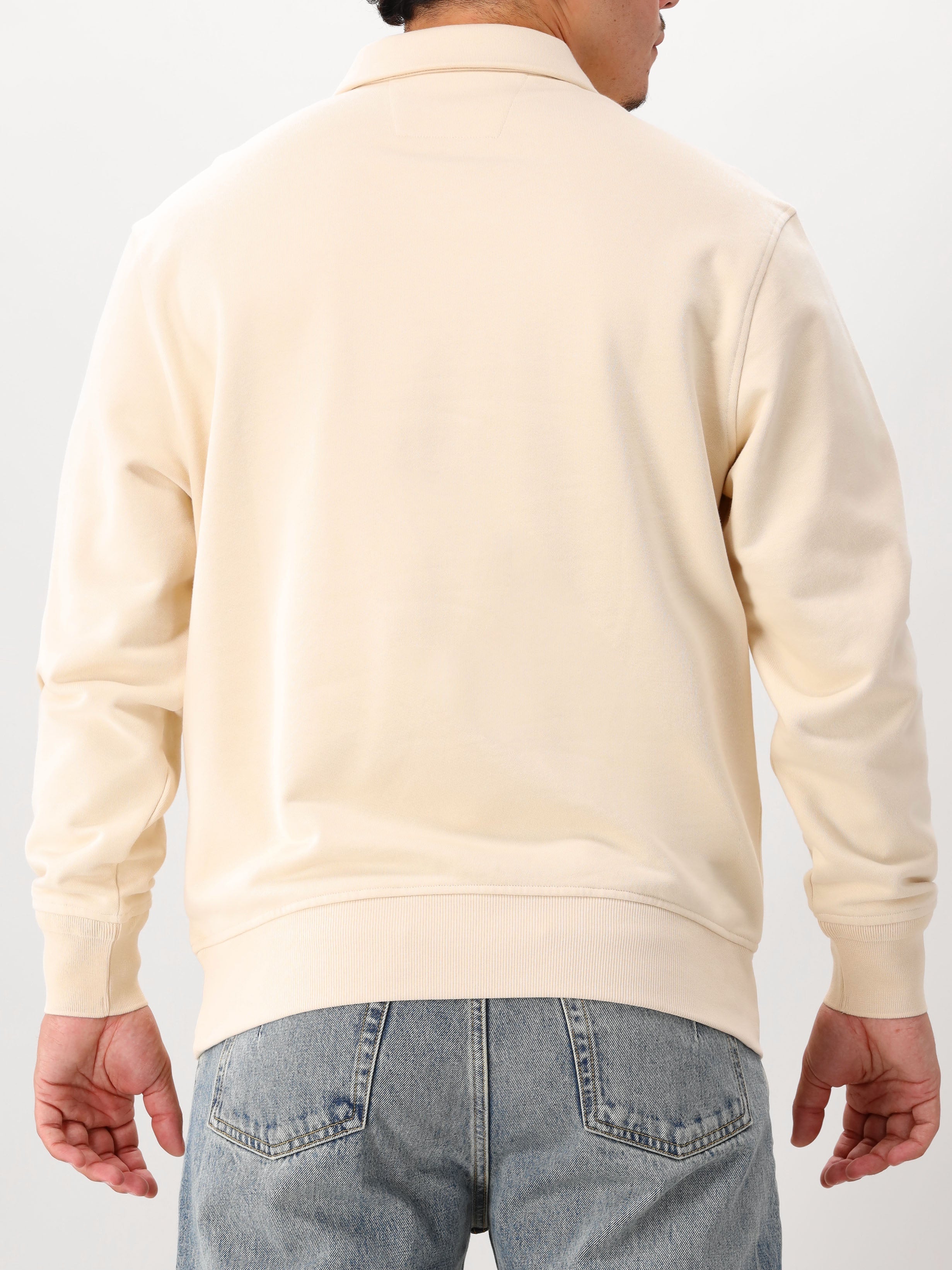 C.P. Company Sweater Beige Half Zip