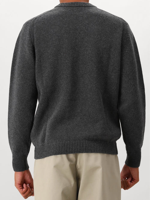 C.P. Company Gebreide Trui Grijs Lambswool Mixed