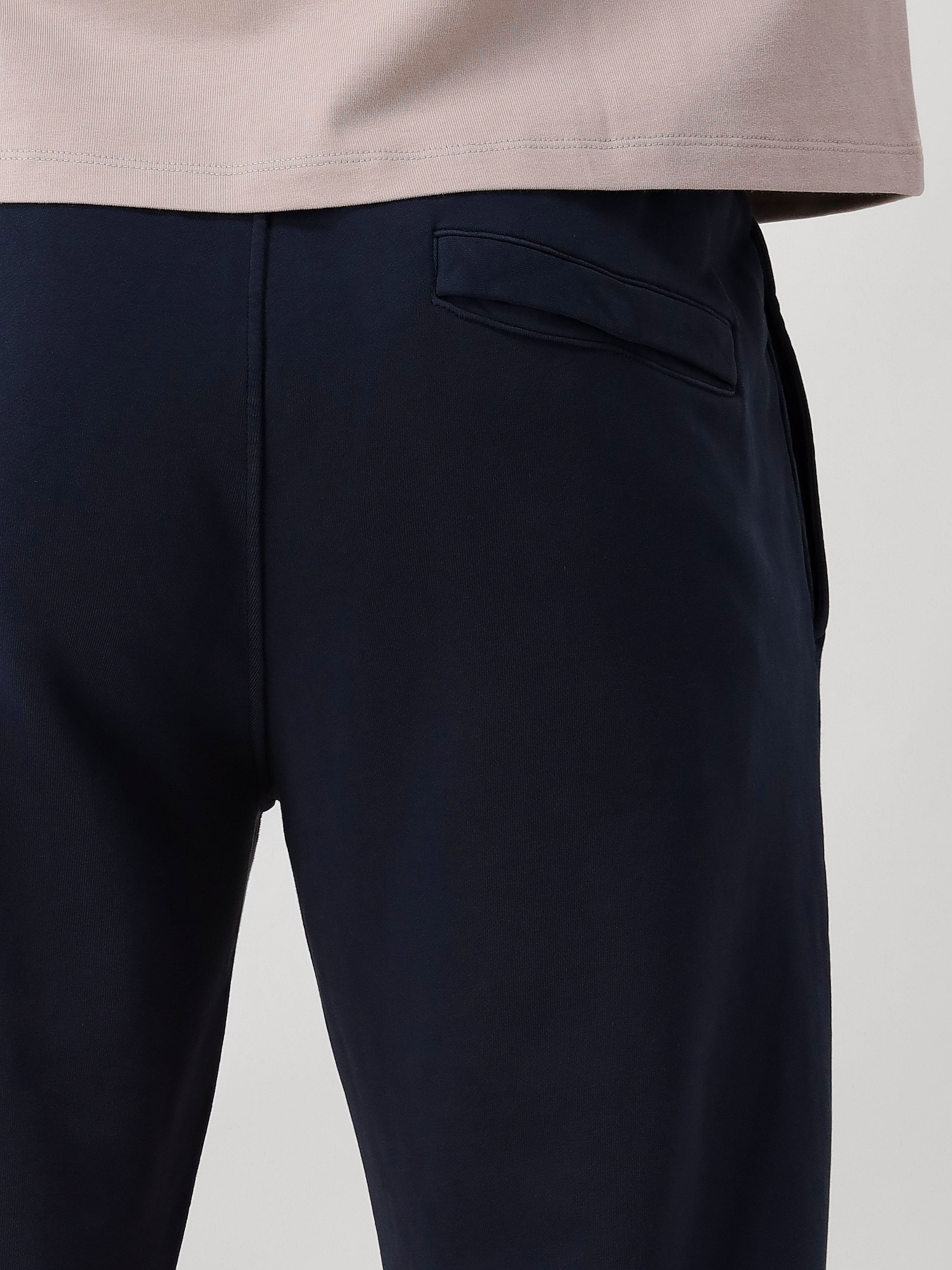 Stone Island Broek Blauw Felpa Pantalone