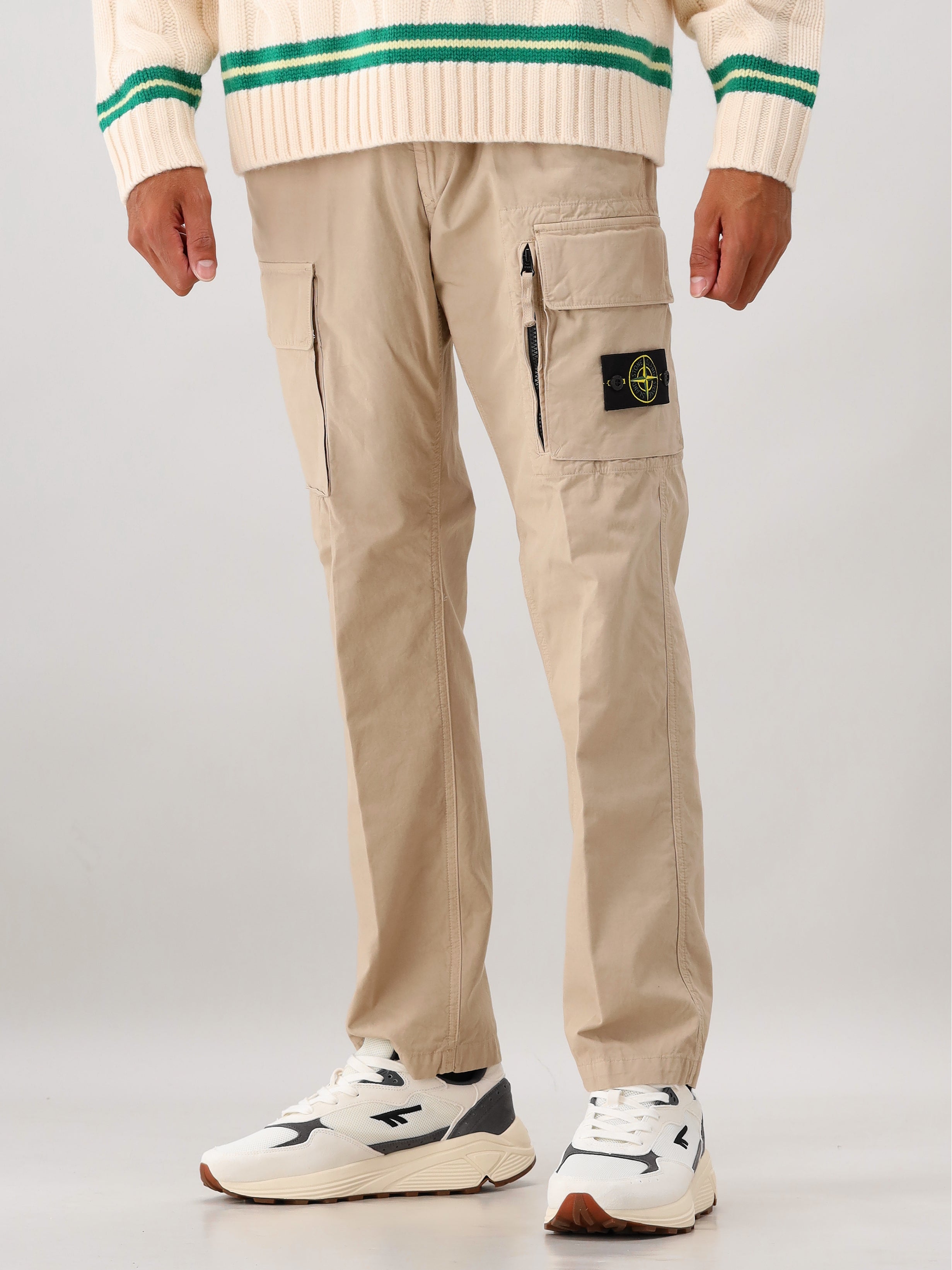 Stone Island Cargobroek Beige