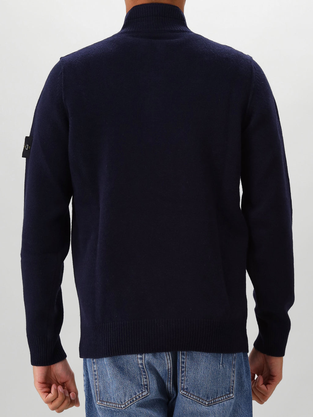 Stone Island Gebreide Trui Blauw