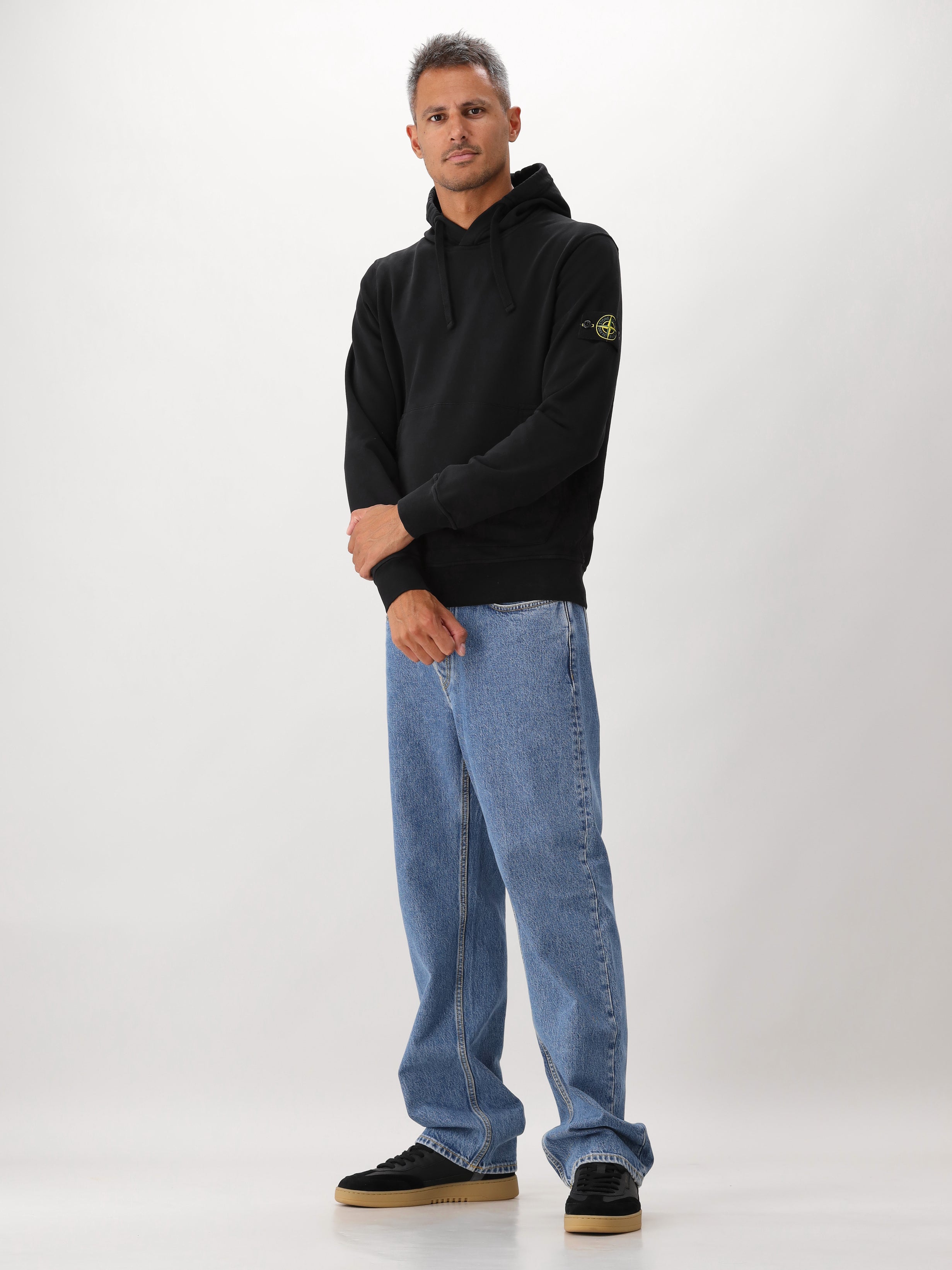 Stone Island Hoodie Zwart