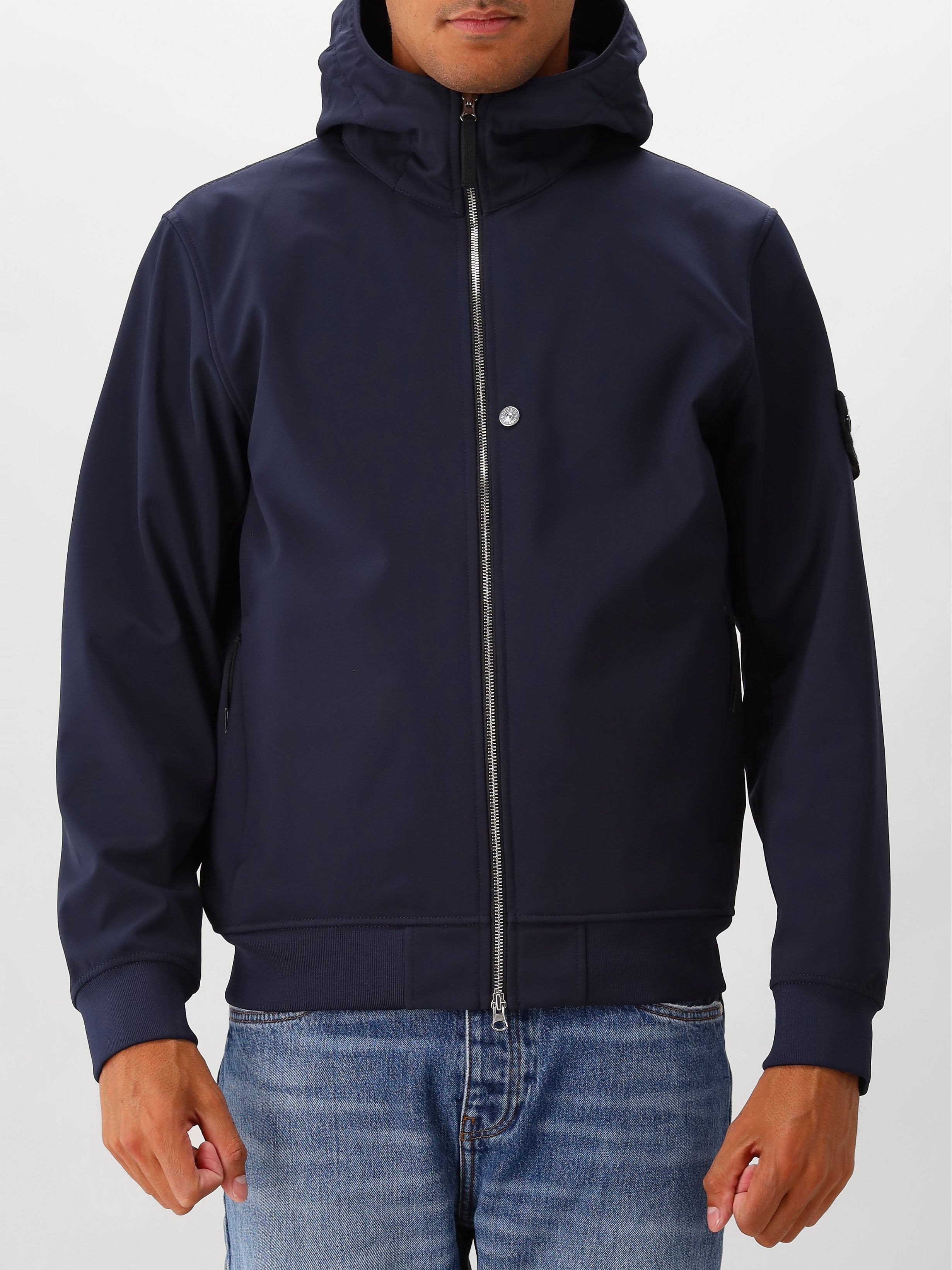 Stone Island Shoftshell Blauw