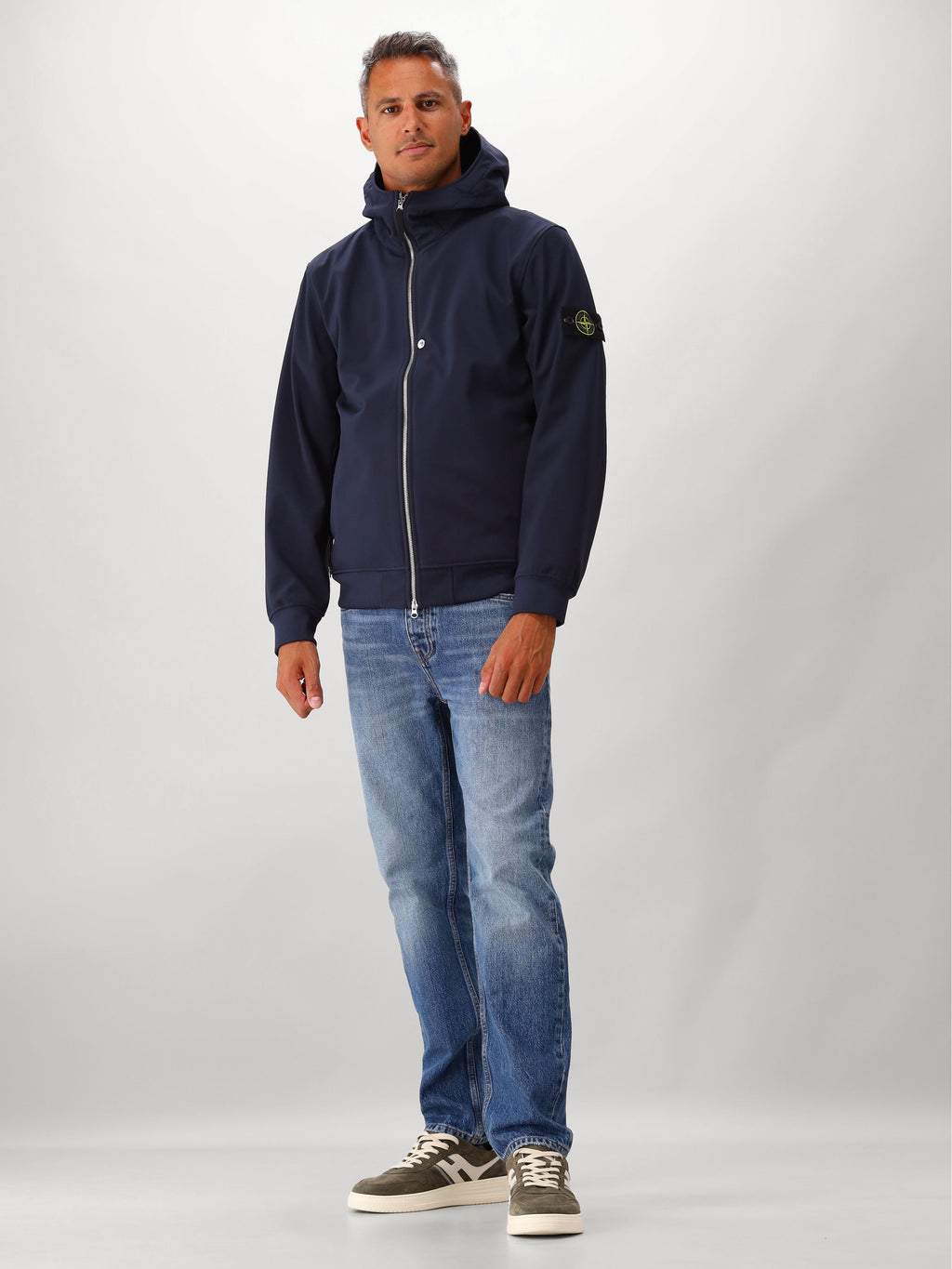 Stone Island Shoftshell Blauw