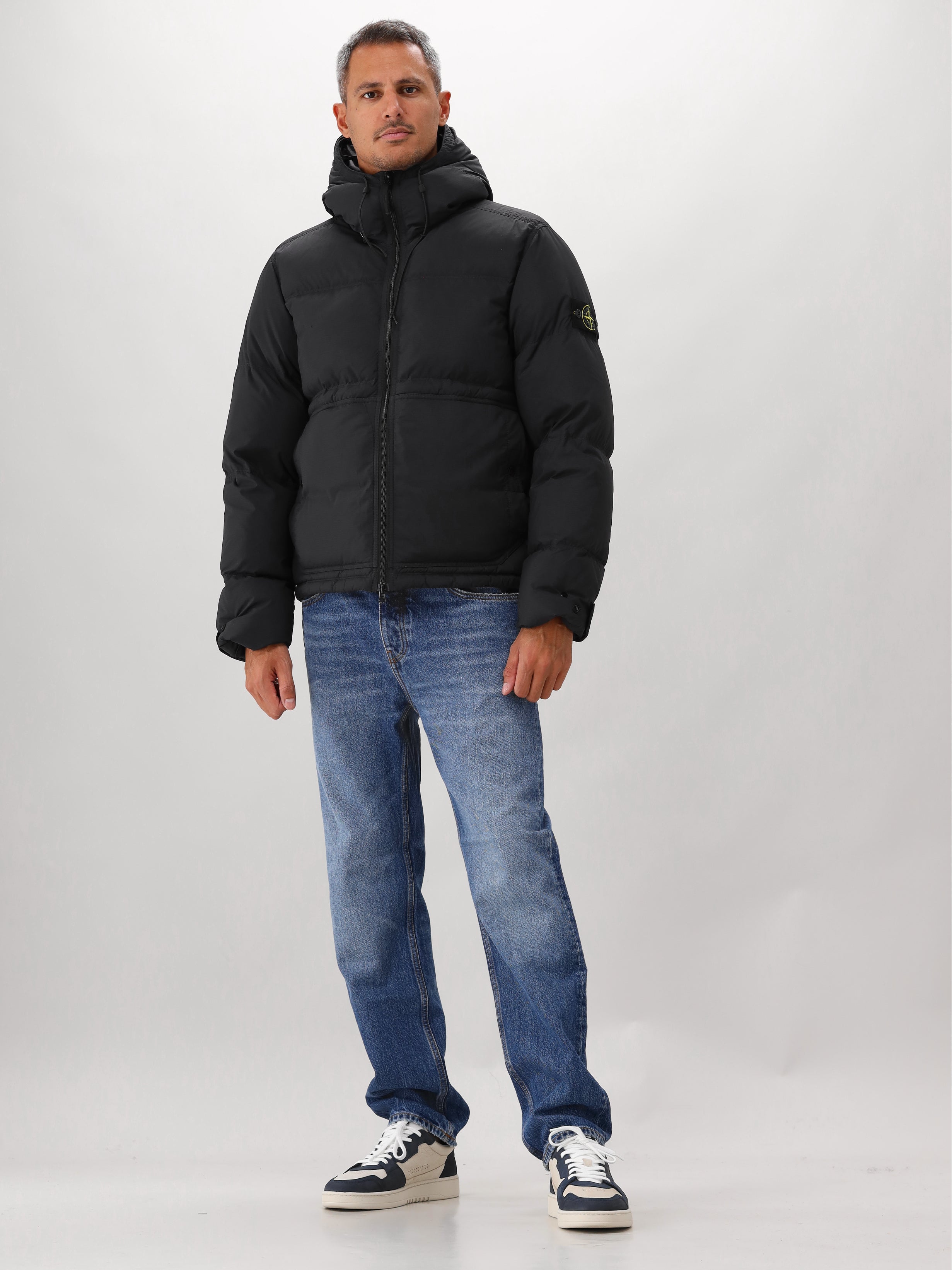 Stone Island Cordura Donsjas Zwart