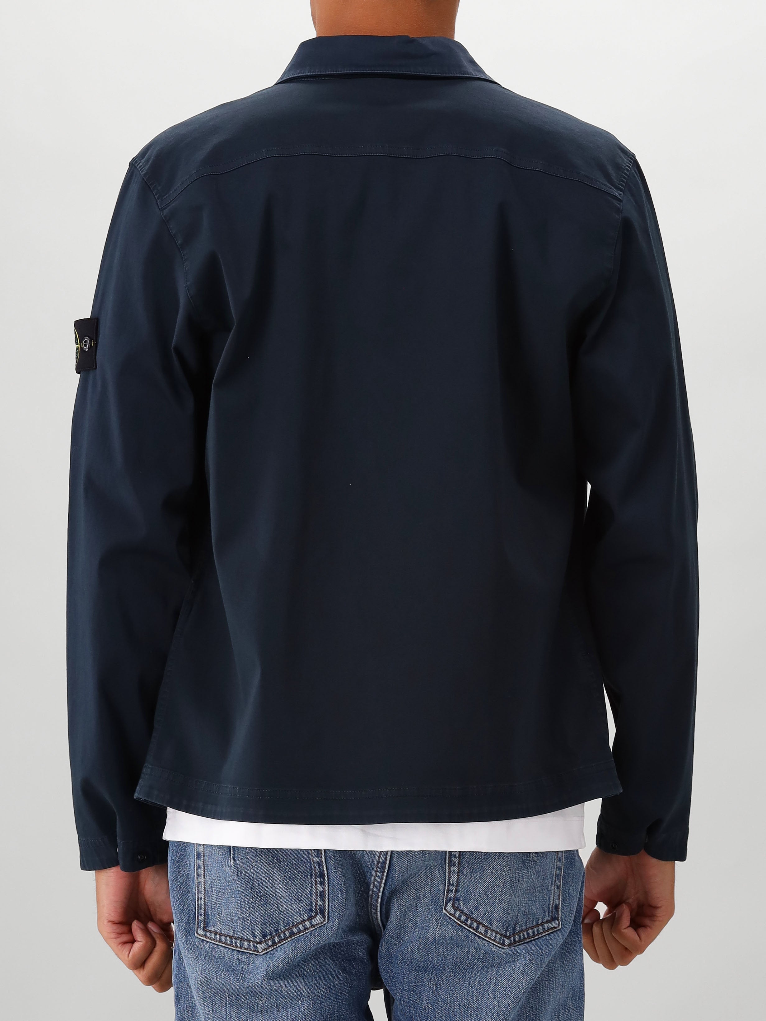 Stone Island Overshirt Blauw