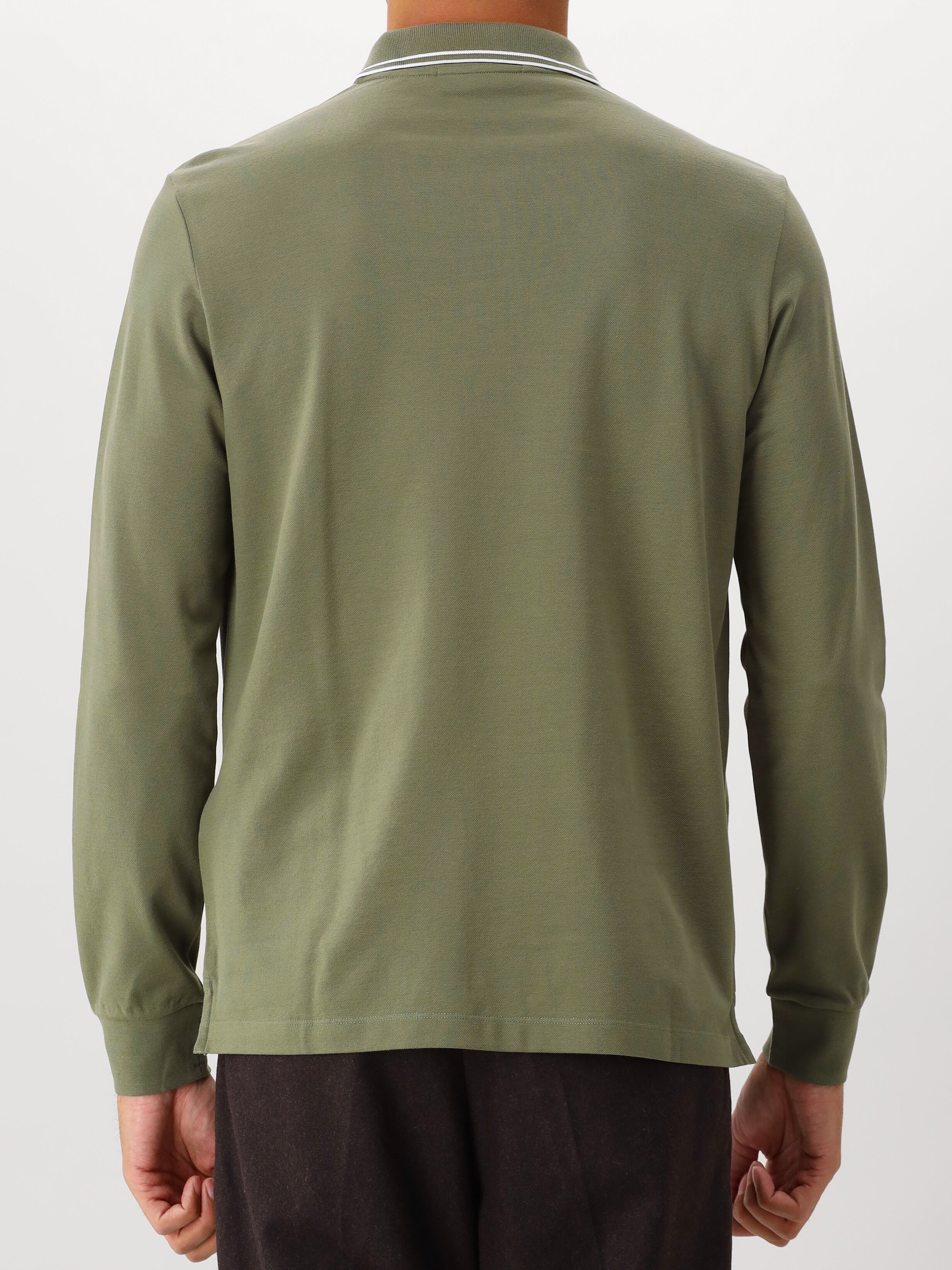 Stone Island Longsleeve Polo Green 2SL18
