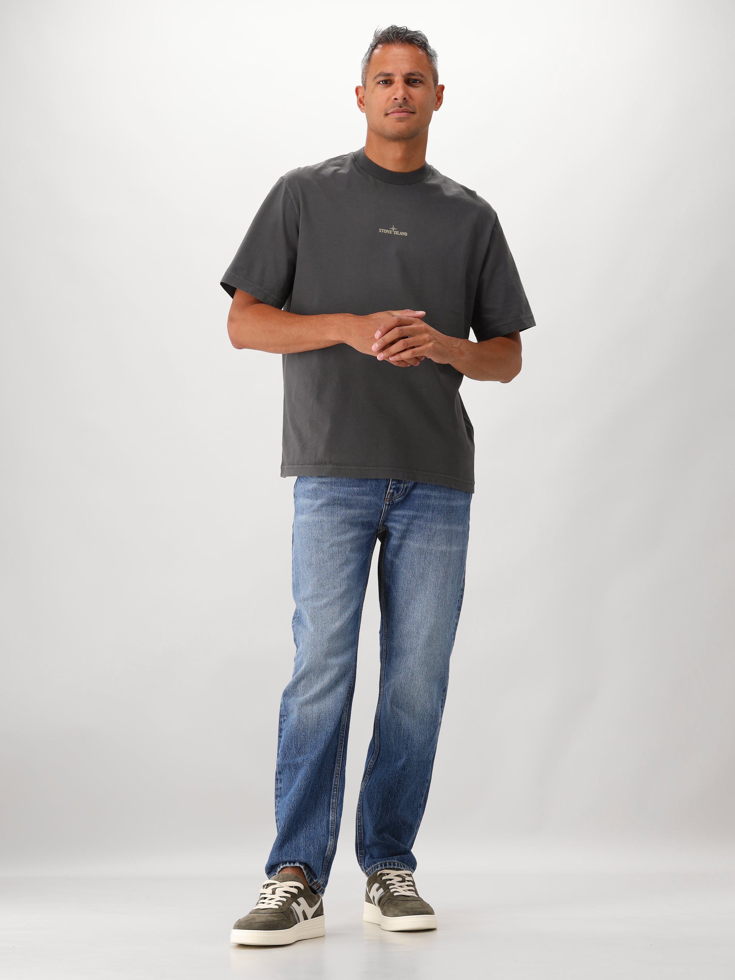 Stone Island T-shirt Donkergrijs
