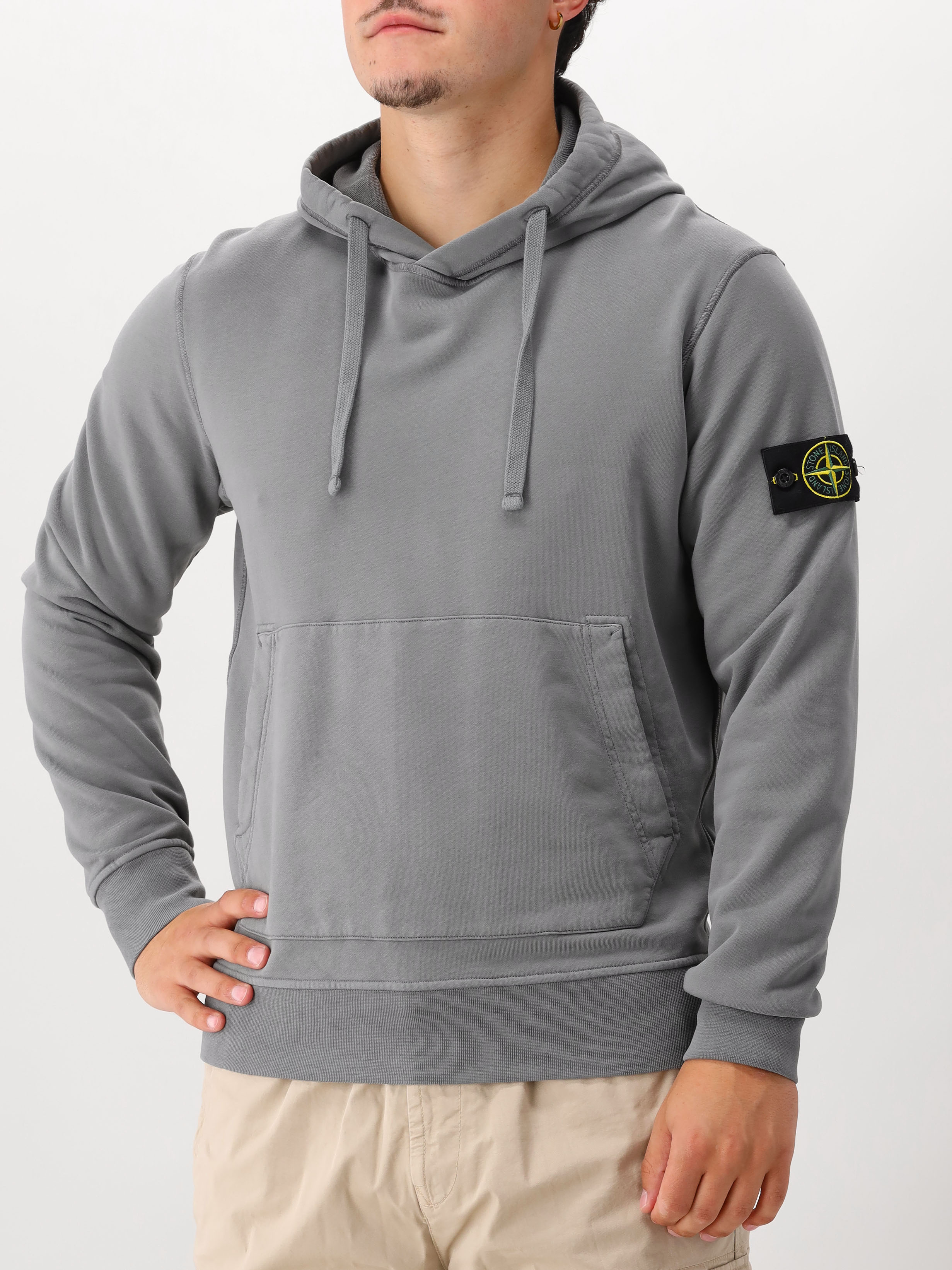 Stone Island Hoodie Grijs