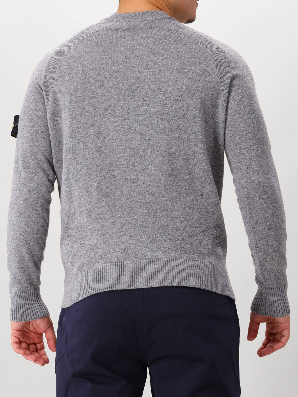 Stone Island Gebreide Trui Grijs