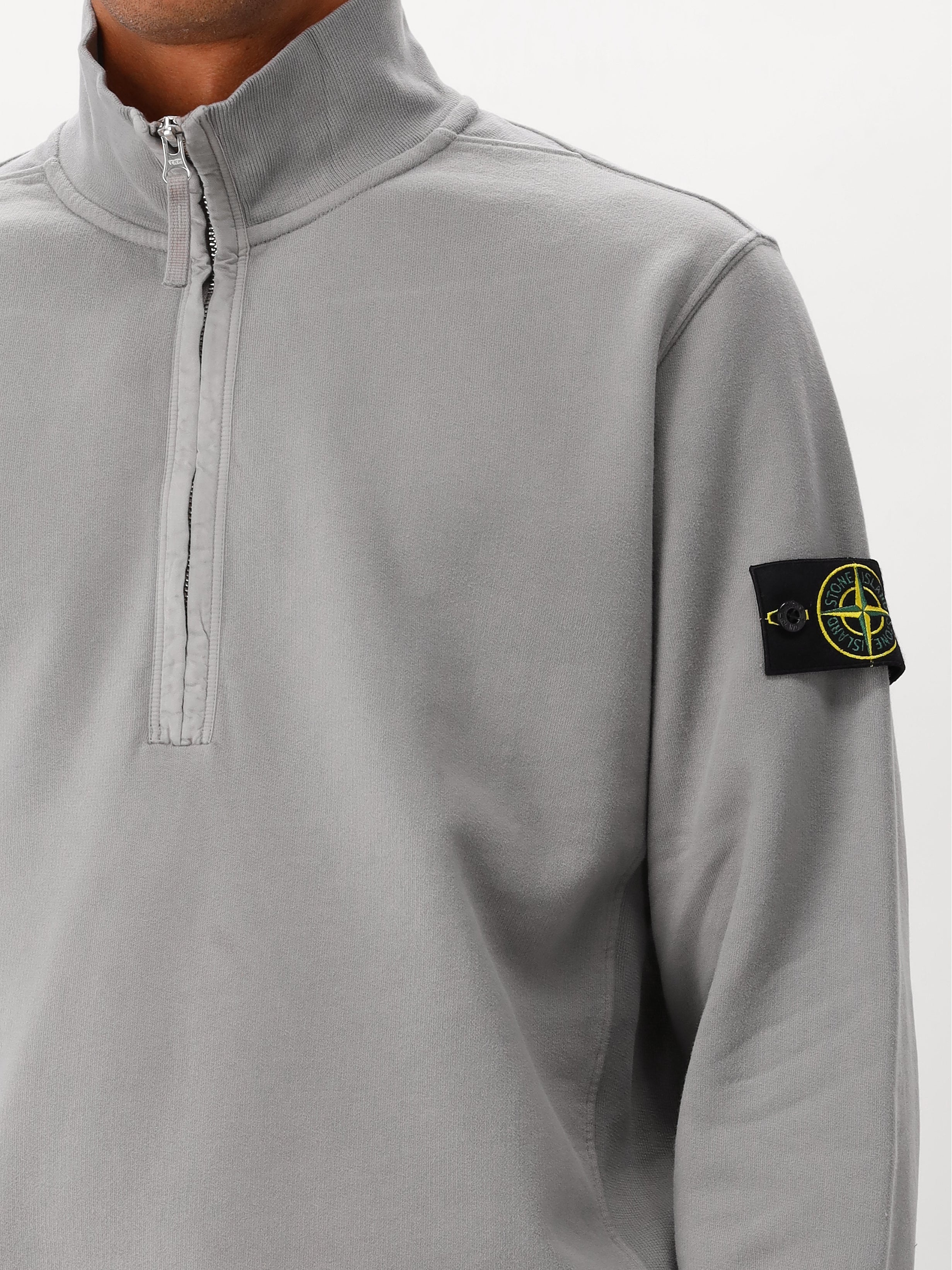 Stone Island Half Zip Grijs