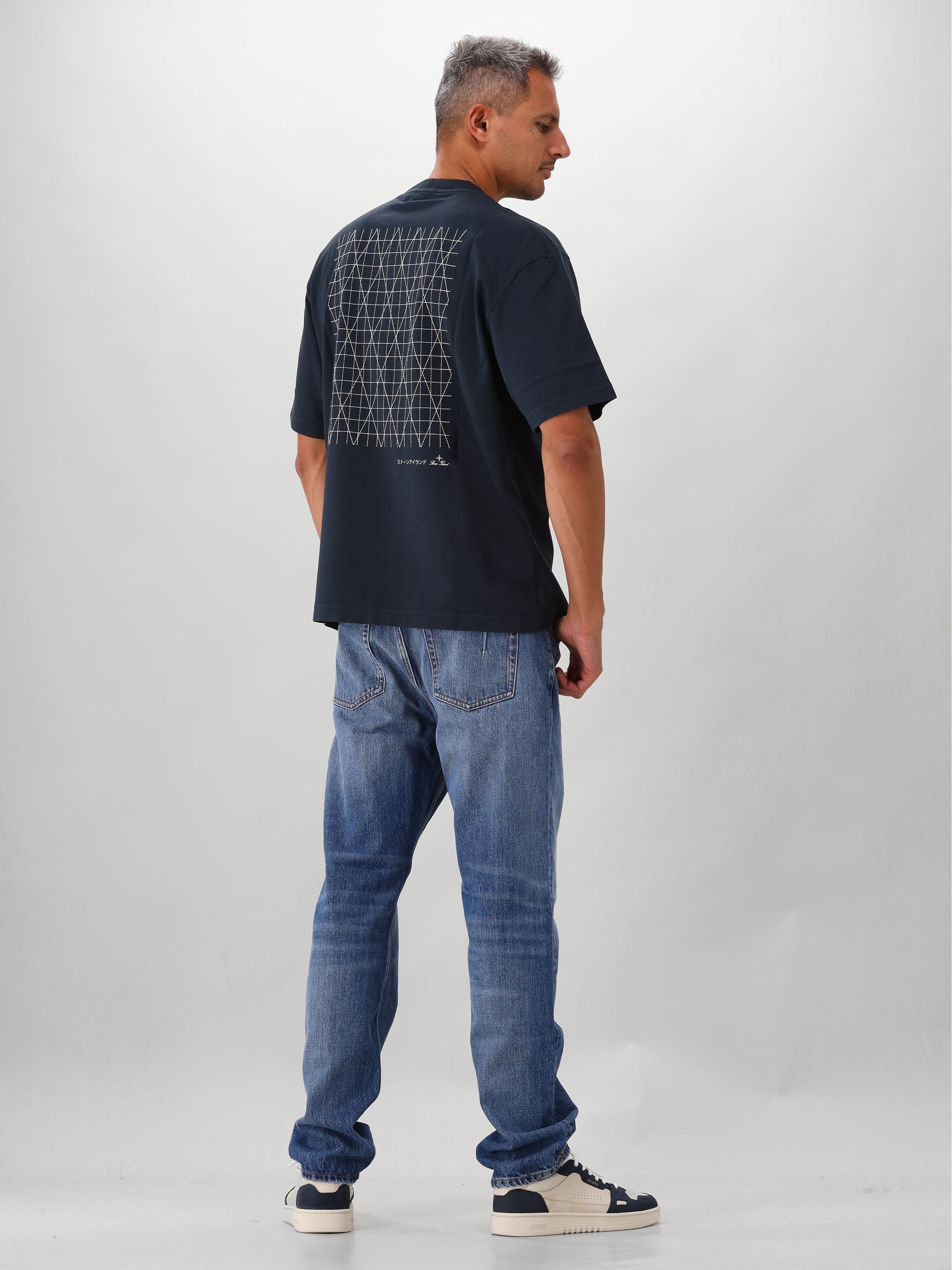 Stone Island T-shirt Blauw