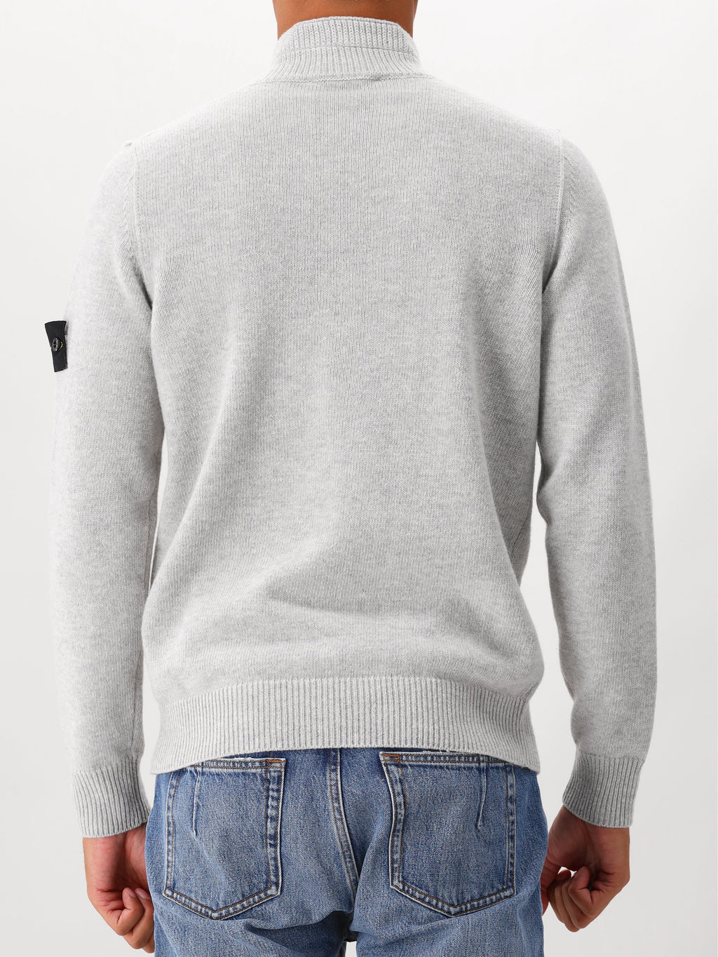 Stone Island Gebreide Trui Grijs