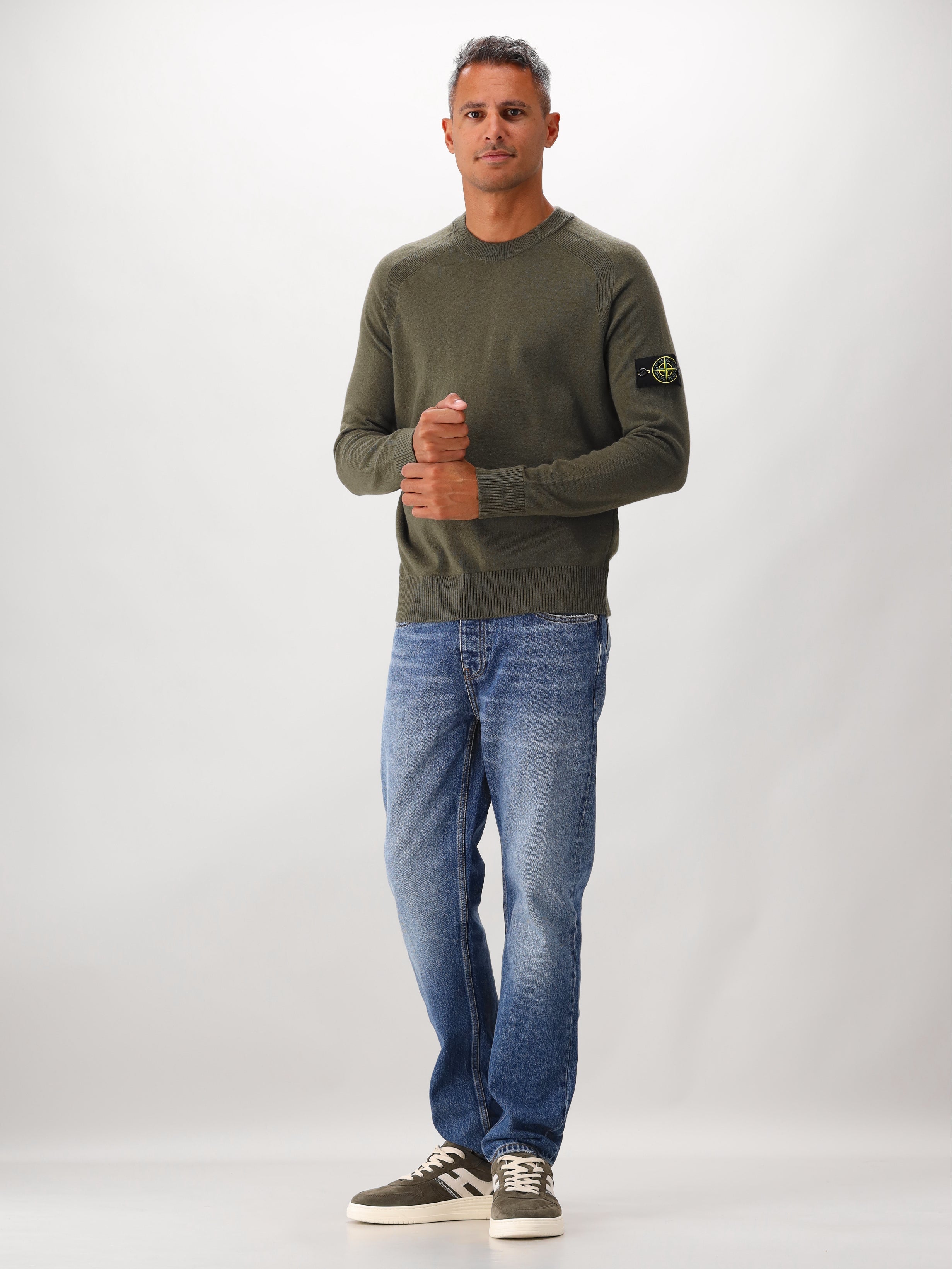 Stone Island Gebreide Trui Groen