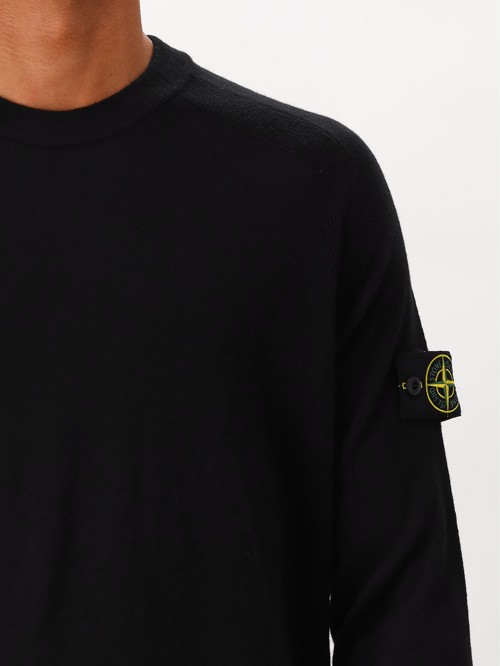 Stone Island Gebreide Trui Zwart