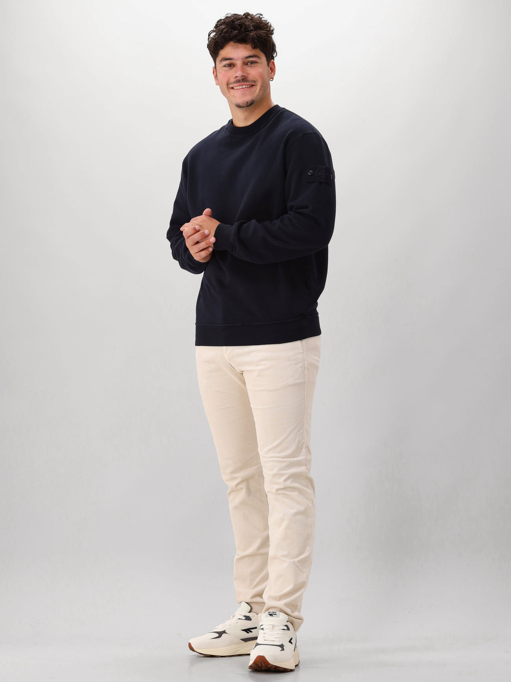 Stone Island Sweater Blauw Ghost